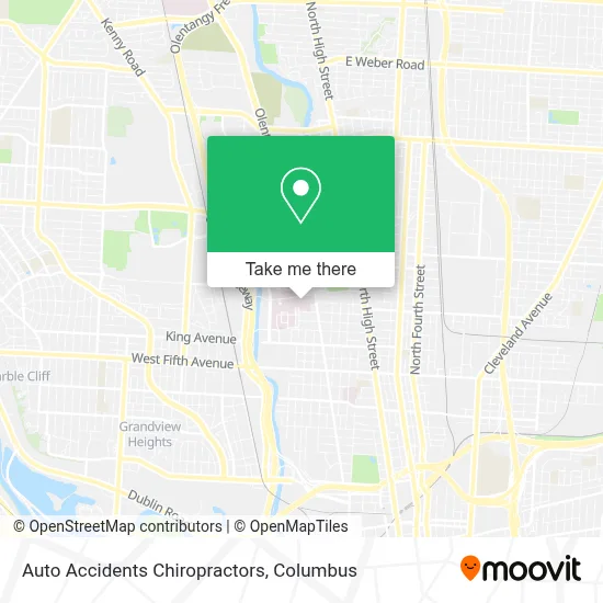 Auto Accidents Chiropractors map