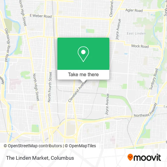 The Linden Market map