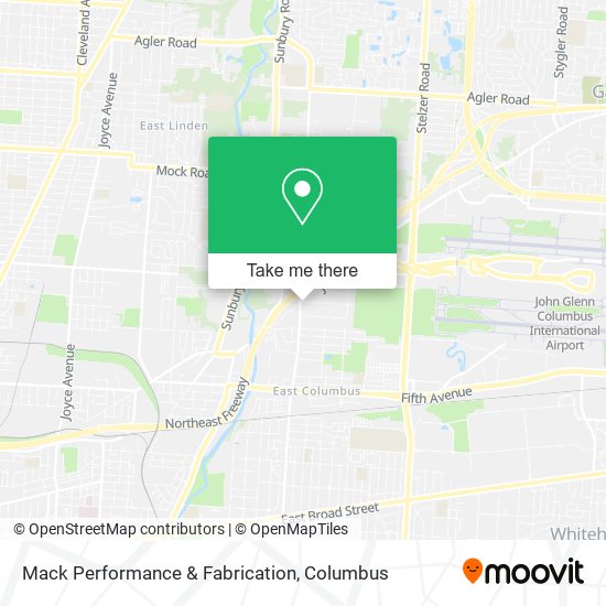 Mack Performance & Fabrication map
