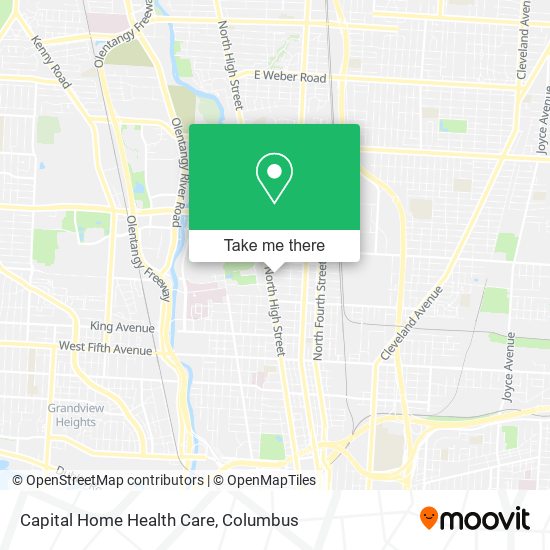 Capital Home Health Care map