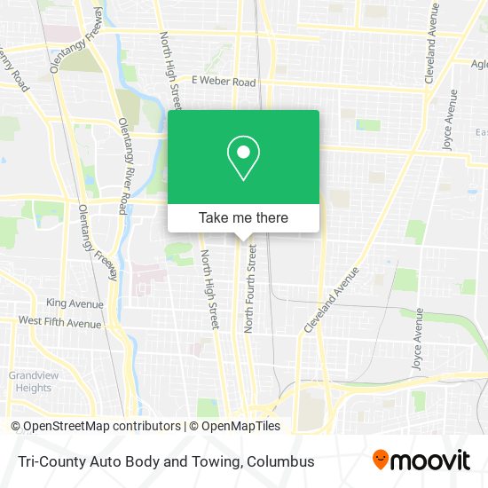 Mapa de Tri-County Auto Body and Towing