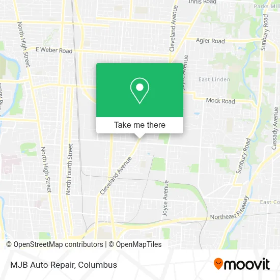 MJB Auto Repair map