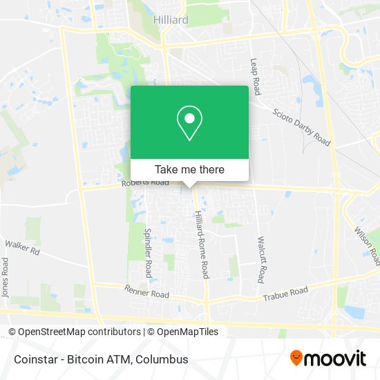 Mapa de Coinstar - Bitcoin ATM