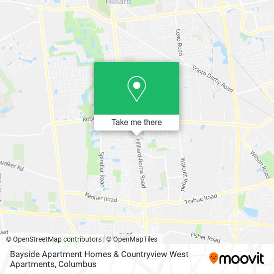 Mapa de Bayside Apartment Homes & Countryview West Apartments