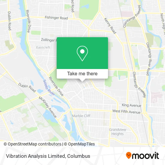 Mapa de Vibration Analysis Limited
