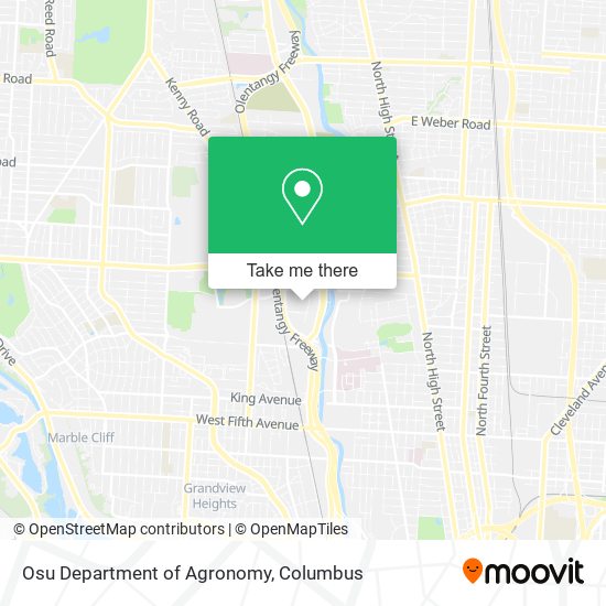 Osu Department of Agronomy map