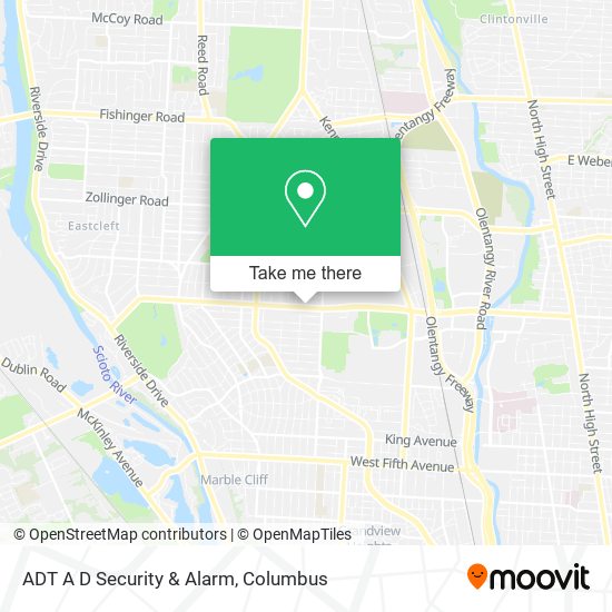 ADT A D Security & Alarm map