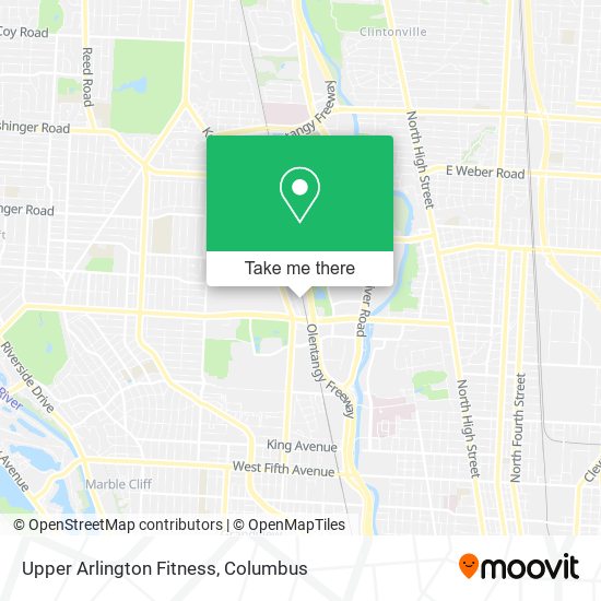 Mapa de Upper Arlington Fitness