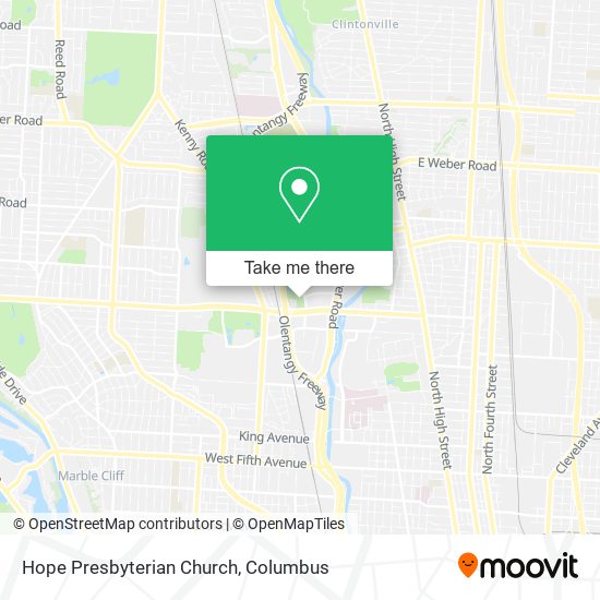 Hope Presbyterian Church map