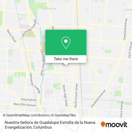 Mapa de Nuestra Señora de Guadalupe Estrella de la Nueva Evangelización
