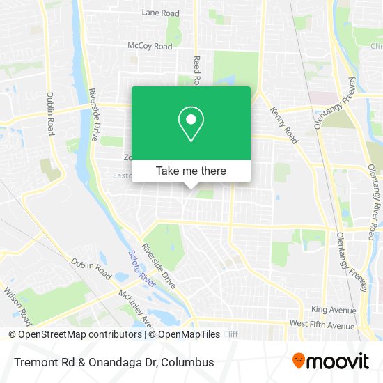 Tremont Rd & Onandaga Dr map