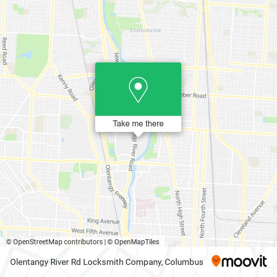 Olentangy River Rd Locksmith Company map