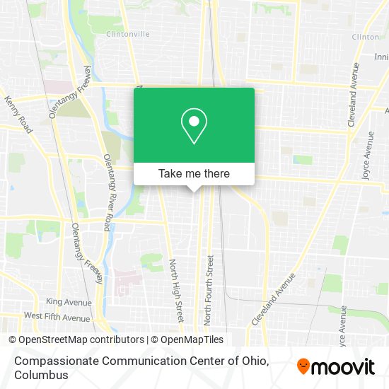 Compassionate Communication Center of Ohio map