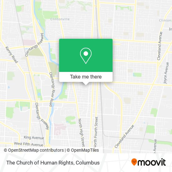 The Church of Human Rights map