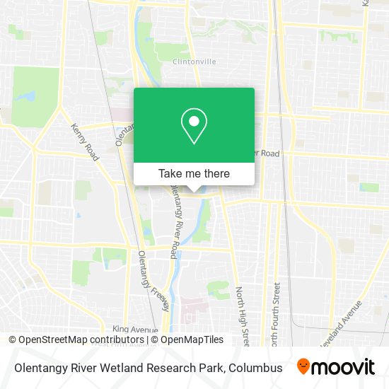 Mapa de Olentangy River Wetland Research Park