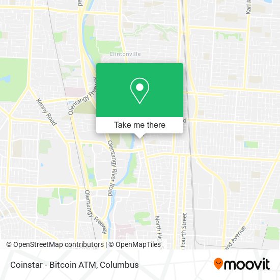 Mapa de Coinstar - Bitcoin ATM