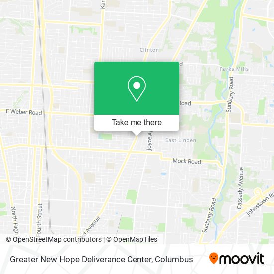 Greater New Hope Deliverance Center map