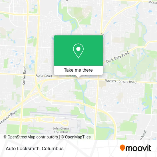 Auto Locksmith map