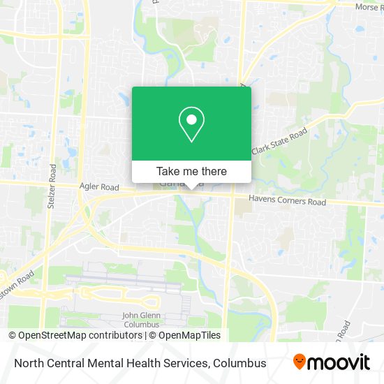 North Central Mental Health Services map