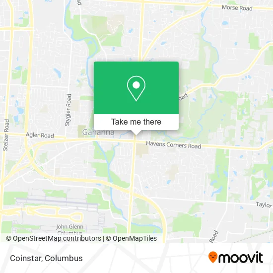 Coinstar map