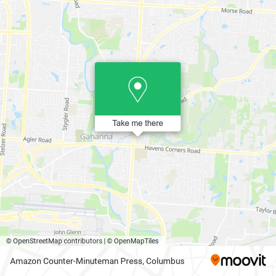 Amazon Counter-Minuteman Press map