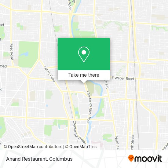 Anand Restaurant map