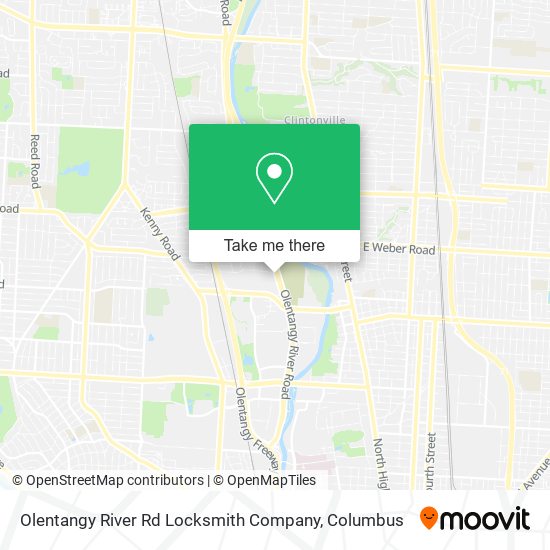 Olentangy River Rd Locksmith Company map