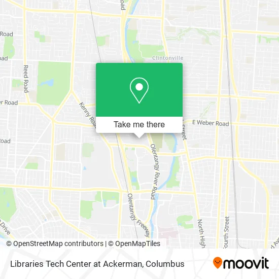 Mapa de Libraries Tech Center at Ackerman
