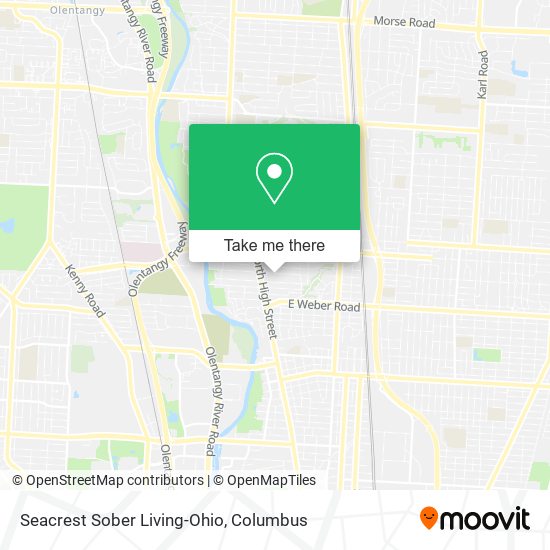 Seacrest Sober Living-Ohio map