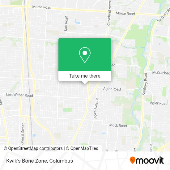 Kwik's Bone Zone map