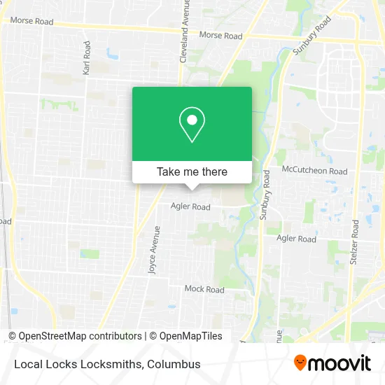 Local Locks Locksmiths map