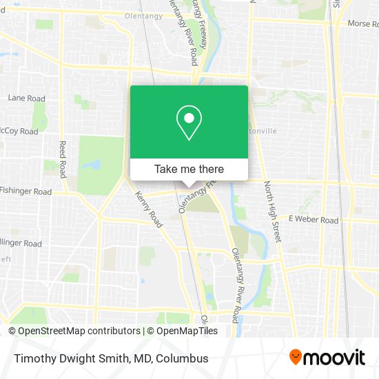 Timothy Dwight Smith, MD map