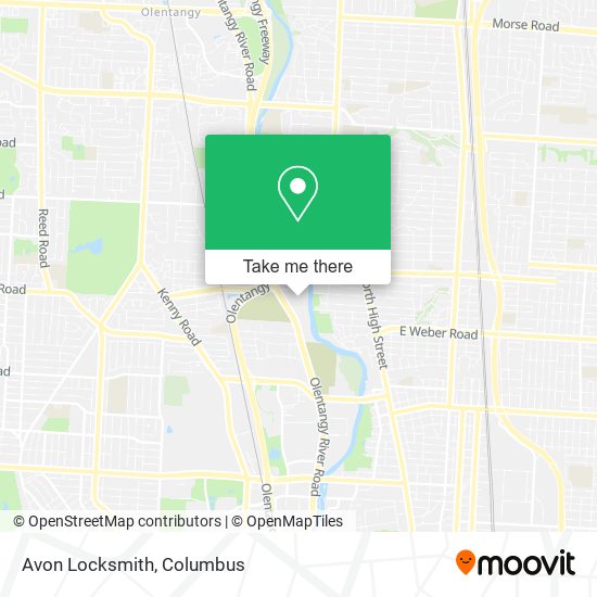 Mapa de Avon Locksmith
