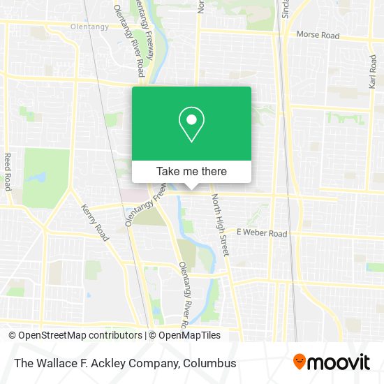 The Wallace F. Ackley Company map