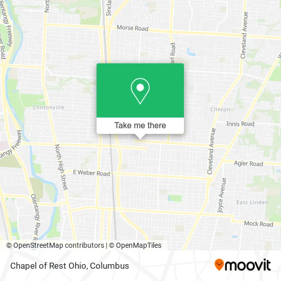 Chapel of Rest Ohio map