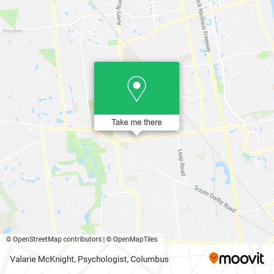 Valarie McKnight, Psychologist map