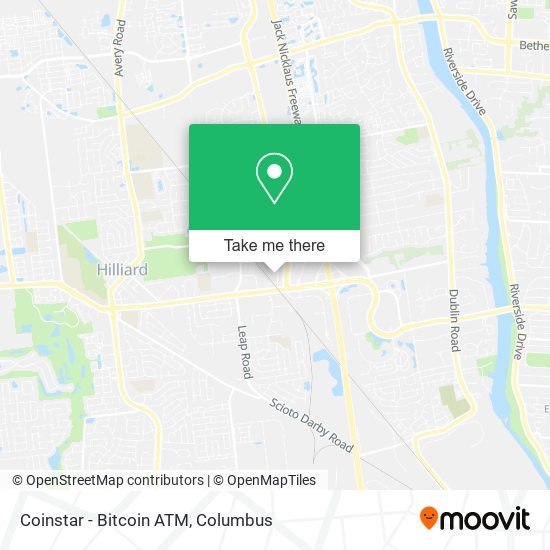 Mapa de Coinstar - Bitcoin ATM