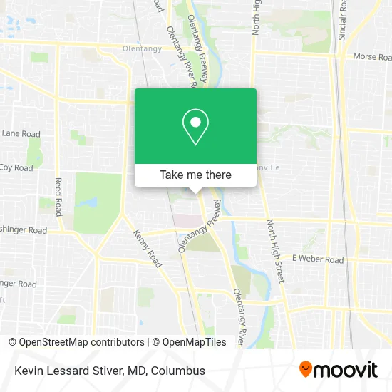 Kevin Lessard Stiver, MD map