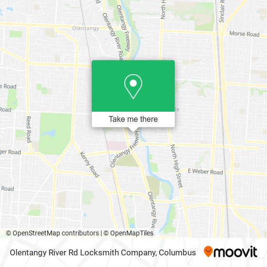 Olentangy River Rd Locksmith Company map
