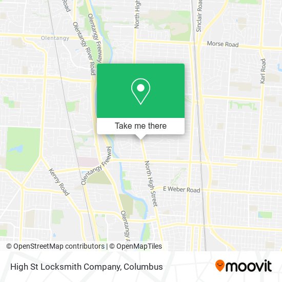 High St Locksmith Company map