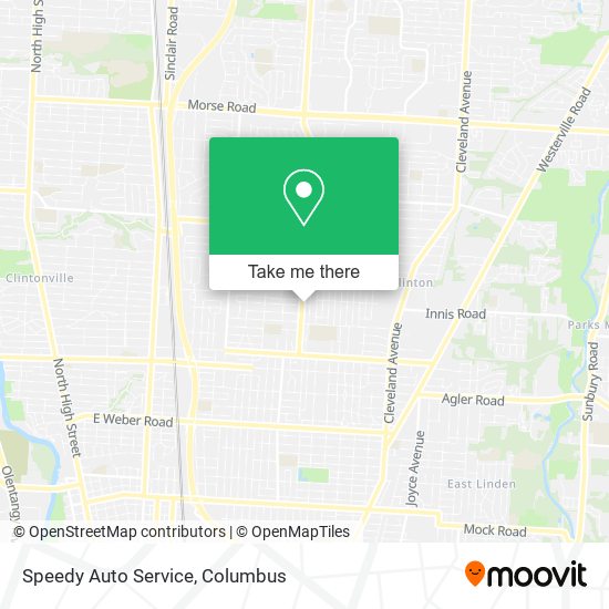 Mapa de Speedy Auto Service