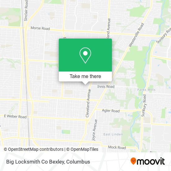 Mapa de Big Locksmith Co Bexley