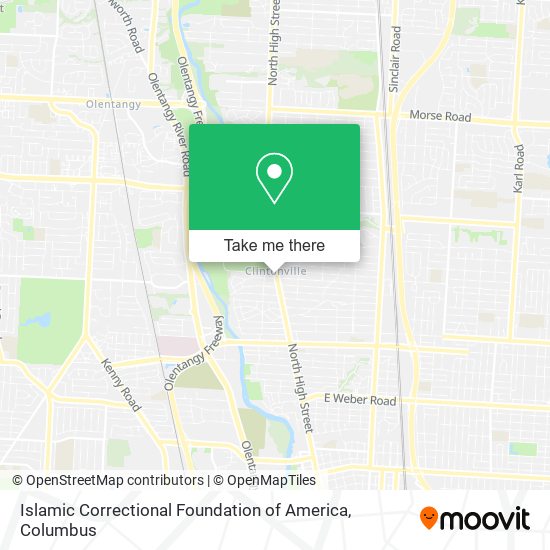 Islamic Correctional Foundation of America map
