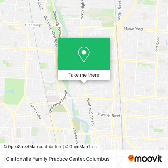 Clintonville Family Practice Center map