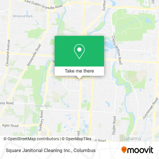 Mapa de Square Janitorial Cleaning Inc.