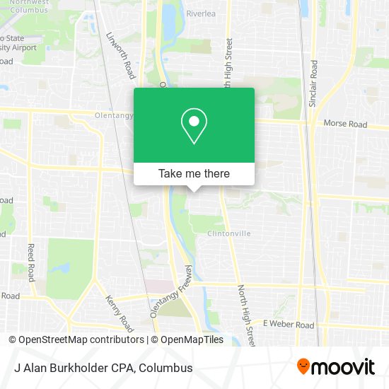 Mapa de J Alan Burkholder CPA