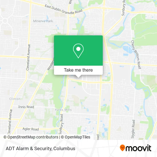 Mapa de ADT Alarm & Security