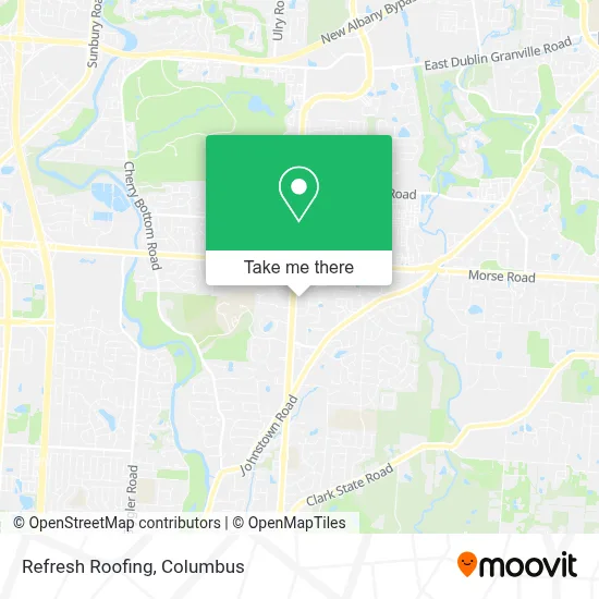 Refresh Roofing map