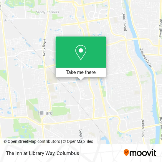 The Inn at Library Way map
