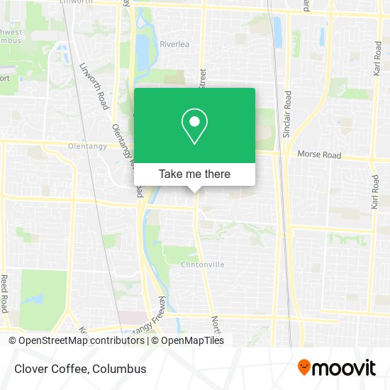 Mapa de Clover Coffee